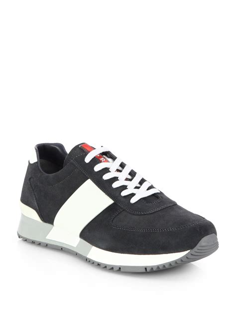 prada sport sneakers men|prada suede sneakers men.